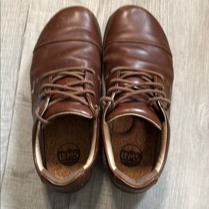 LEMS Nine to Five 9-5 Men's Brown Leather Shoes NEW CORK INSOLE